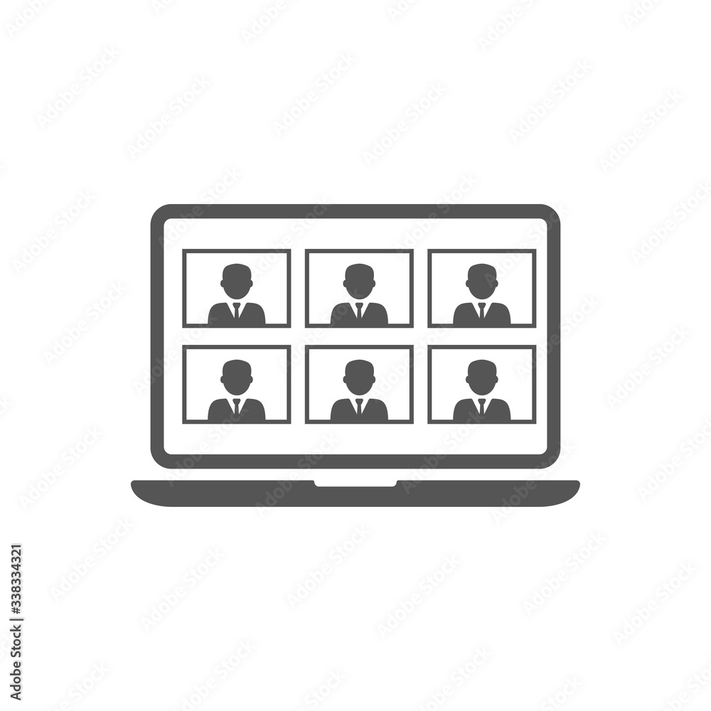 Online Meetings, Work from Home Teleconference Video Conference or Remote Working, Planning or Preventive Discussion Concept Vector. EPS 10. Online Meetings, Work from Home Teleconference Video Conference or Remote Working, Planning or Preventive Discussion Concept Vector. EPS 10.