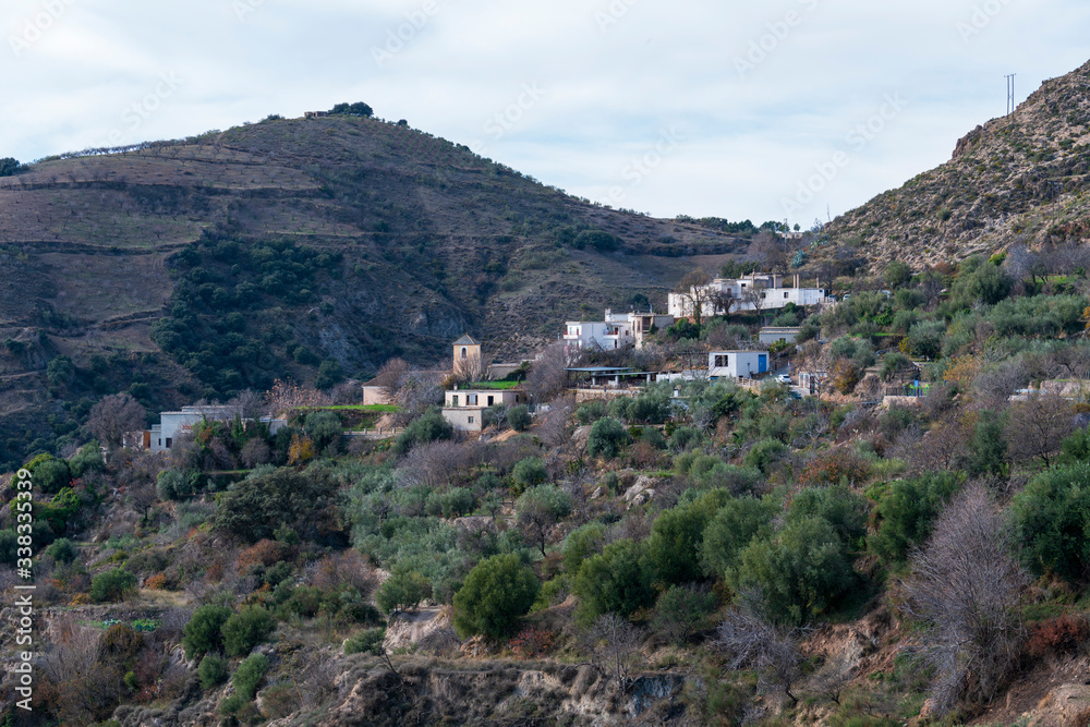 Nieles: small mountain town in the Alpujarra (Spain)