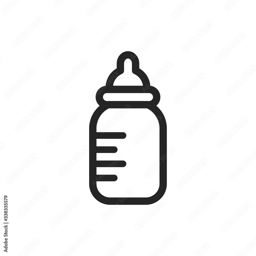 Sippy cup icon vector on white background Sippy cup icon vector on white background