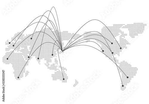 Social networking service global Vector