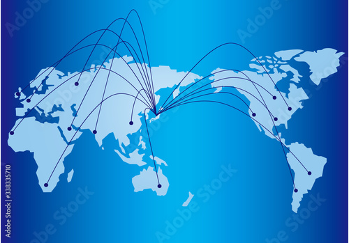 Social networking service global Vector