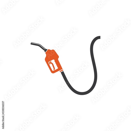 gasoline nozzle vector icon illustration design