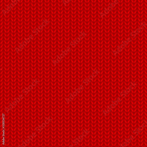 Seamless knitted background. Knitted blue pattern. Realistic knit texture vector seamless pattern. Endless texture for wallpaper. Pattern can be used as background, wrapping paper, surface texture