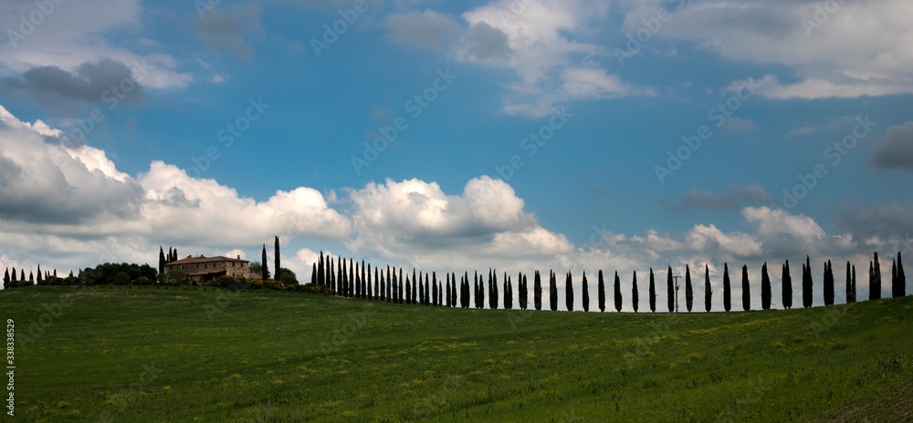 Panorama de Toscane, Italie