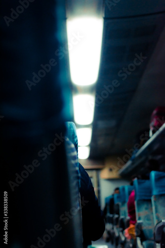 light in train
