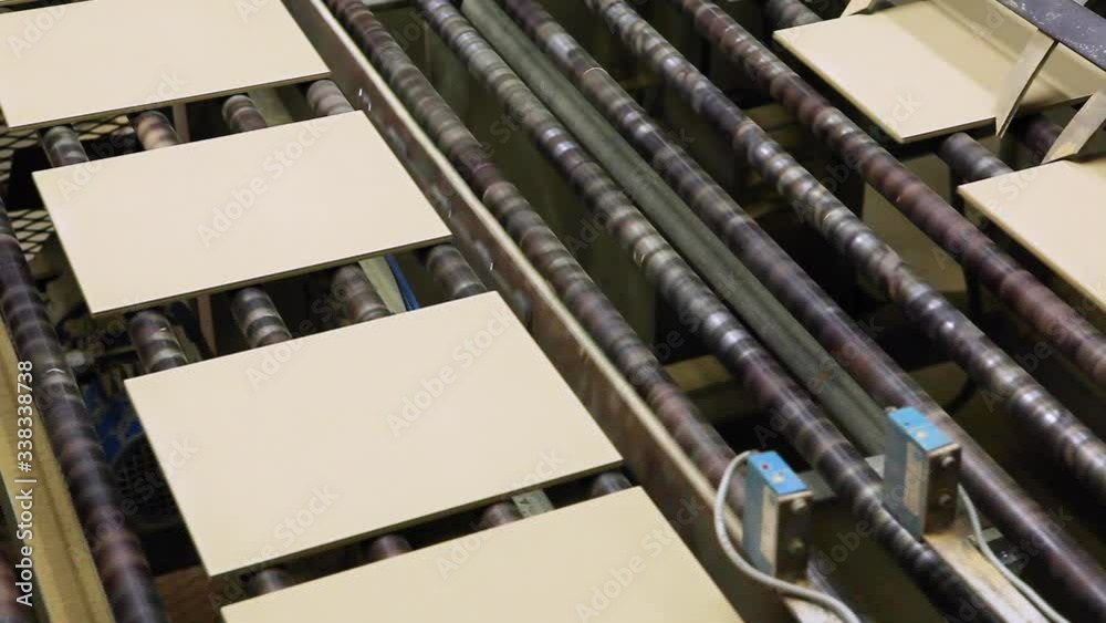 The process of making ceramic tiles The process of making ceramic tiles