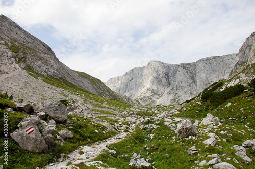 View of Hochswab Mountains, Alps, Austria.