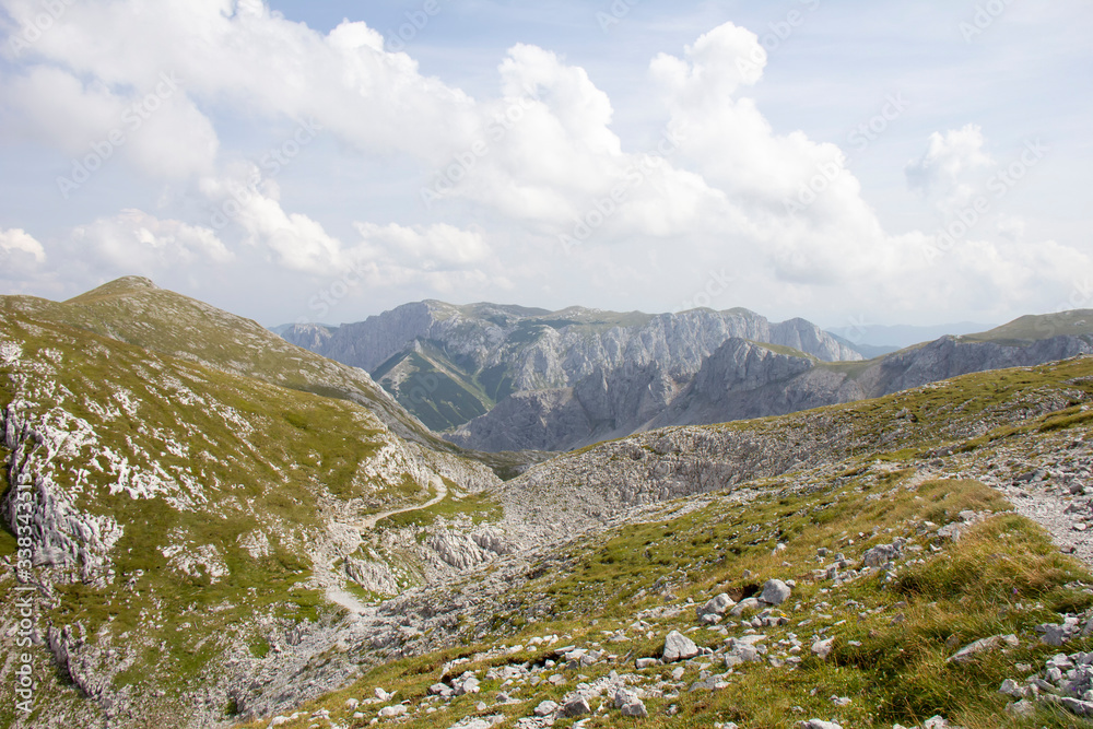 Fototapeta premium View of Hochswab Mountains, Alps, Austria.