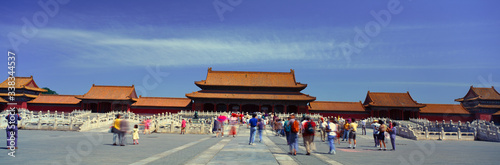 The Forbidden City - Tai he men (Gate of Supreme Harmony) in Beijing in Hebei Province, People's Republic of China