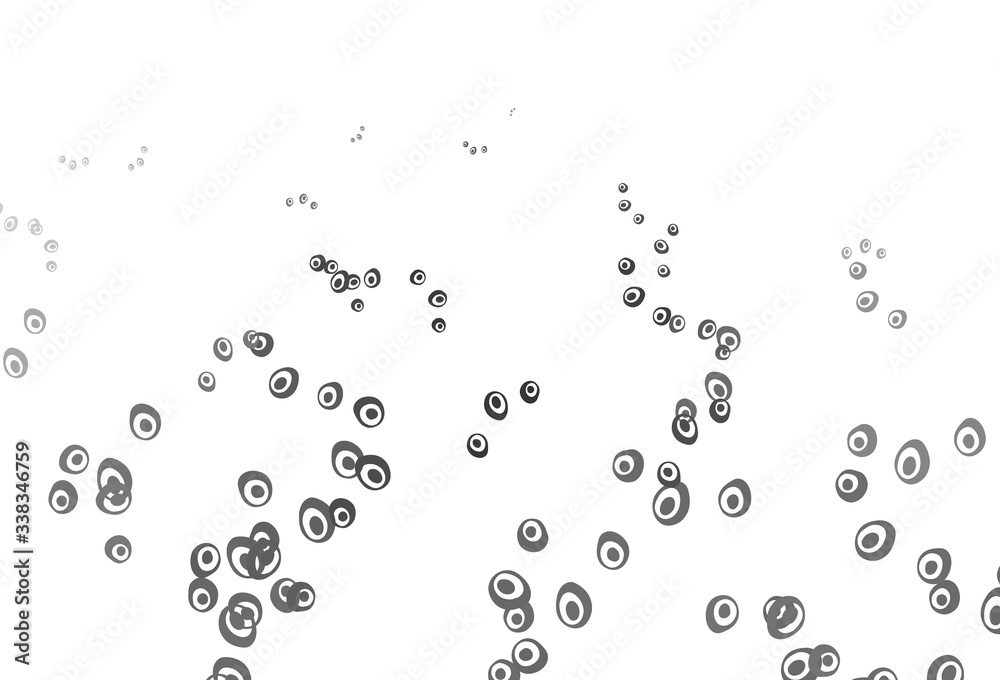 Light Silver, Gray vector backdrop with dots. Light Silver, Gray vector backdrop with dots.