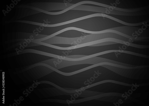 Dark Silver, Gray vector template with repeated sticks. Shining colored illustration with narrow lines. The template can be used as a background.