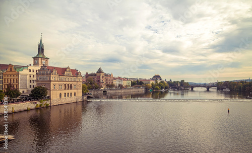 Vltava embankment, Prague, Czech Republic