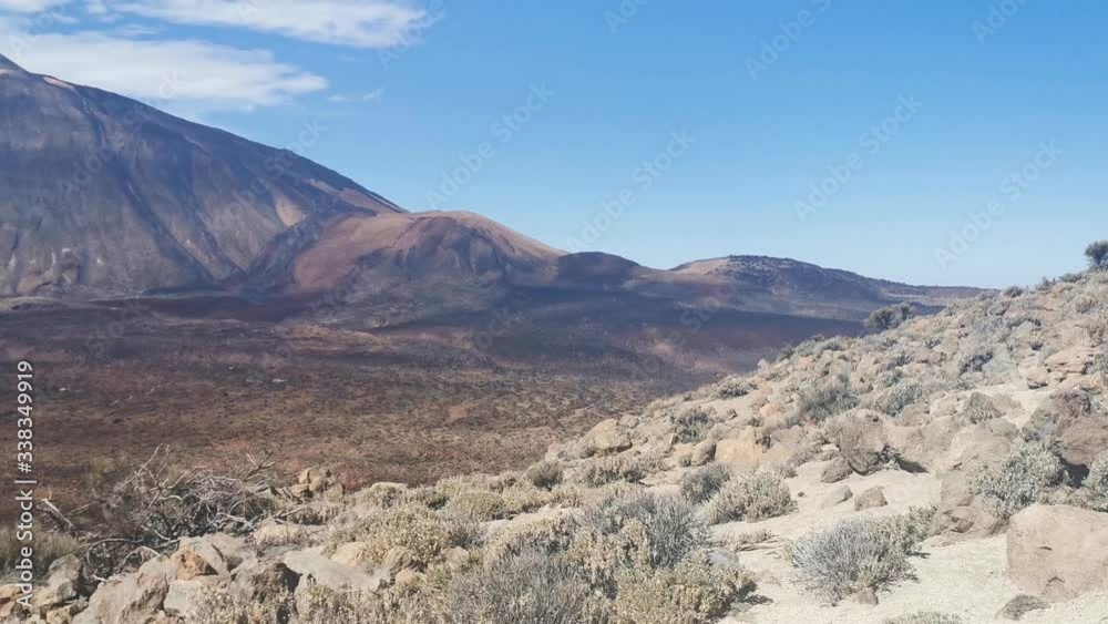 Espagne, Tenerife, parc national du Teide, randonnée sur la montagne Guajara Espagne, Tenerife, parc national du Teide, randonnée sur la montagne Guajara