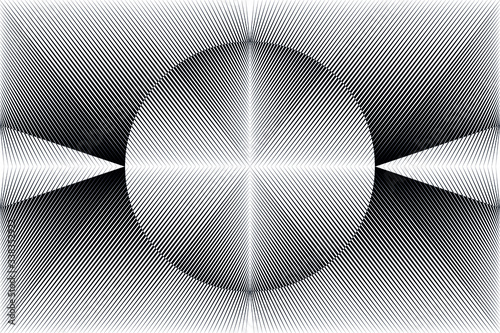 Abstract halftone lines background, geometric dynamic pattern, vector modern design texture.