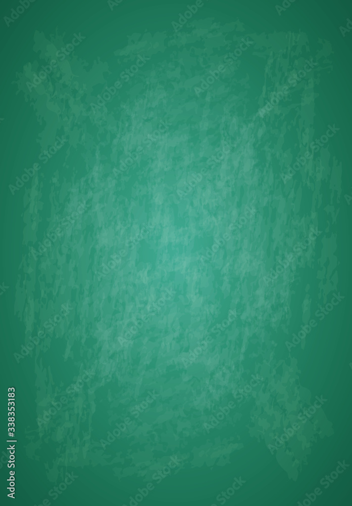 Design wiped a dirty board. Realistic blank green chalkboard. Background  for school or restaurant menu design. Old texture, can use as background.  Black board. Vector illustration Stock Vector | Adobe Stock