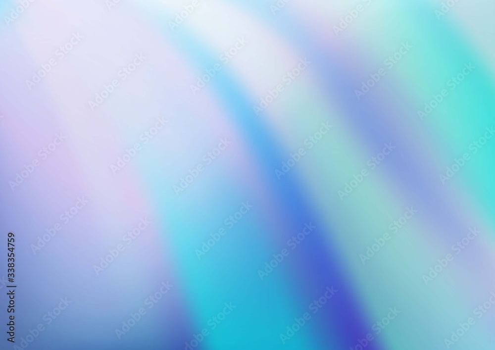 Light BLUE vector blurred bright template. Glitter abstract illustration with an elegant design. The blurred design can be used for your web site.