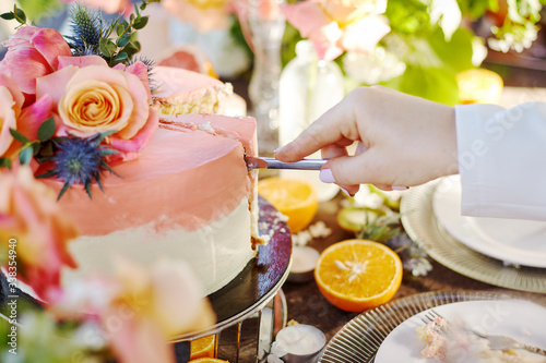 wedding decor on the table