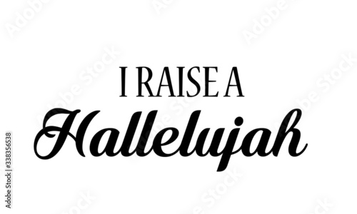 Jesus is Risen, Christian faith, typography for print or use as poster, card, flyer or T Shirt