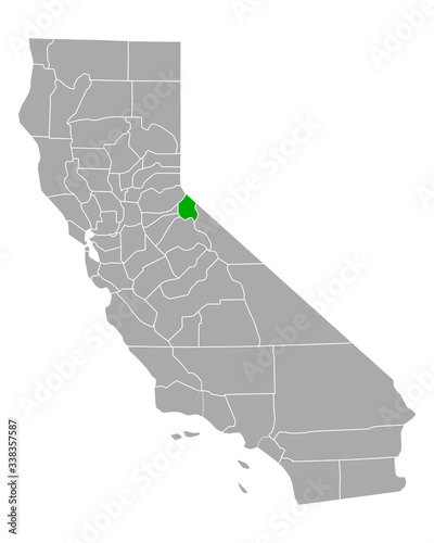 Karte von Alpine in Kalifornien