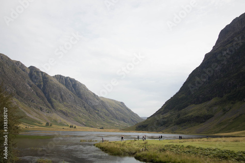 Paisaje montañoso en Escocia