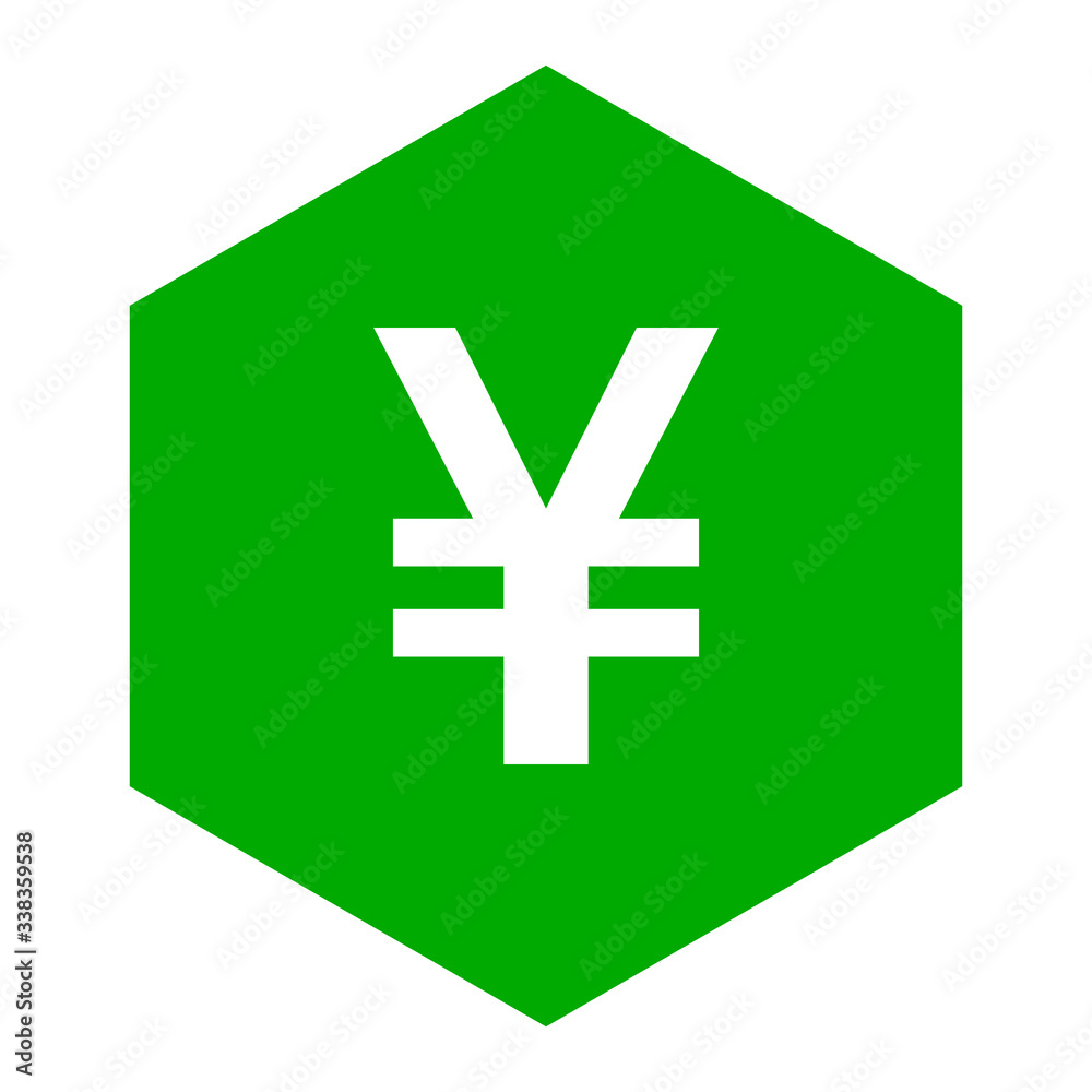 Fototapeta premium Yen und Wabe