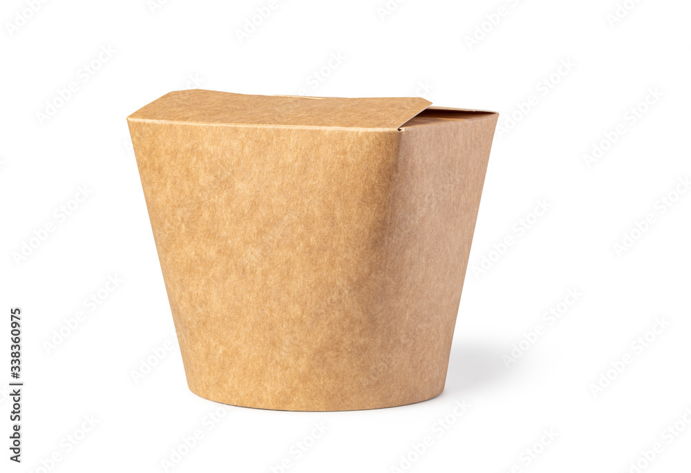 brown unlabeled paper food box brown unlabeled paper food box