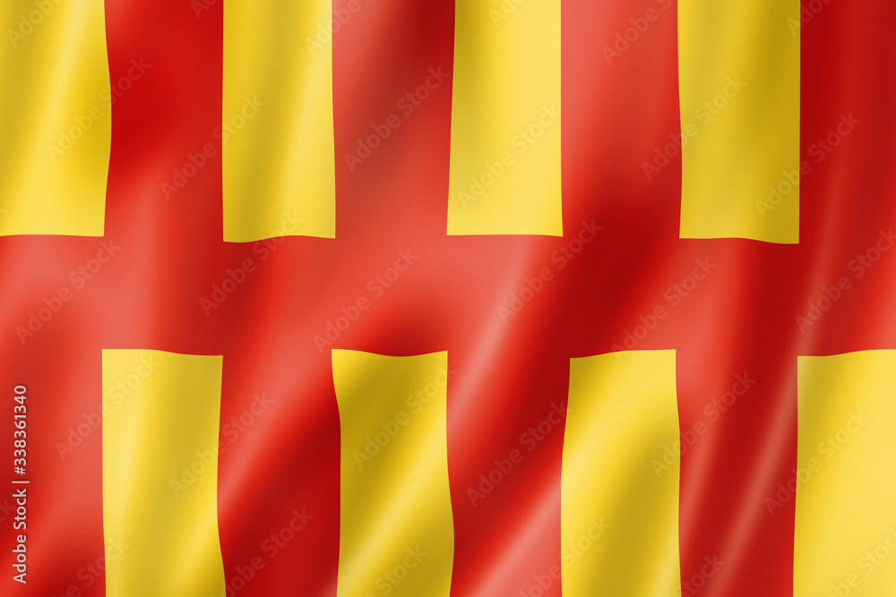 Fototapeta premium Northumberland County flag, UK
