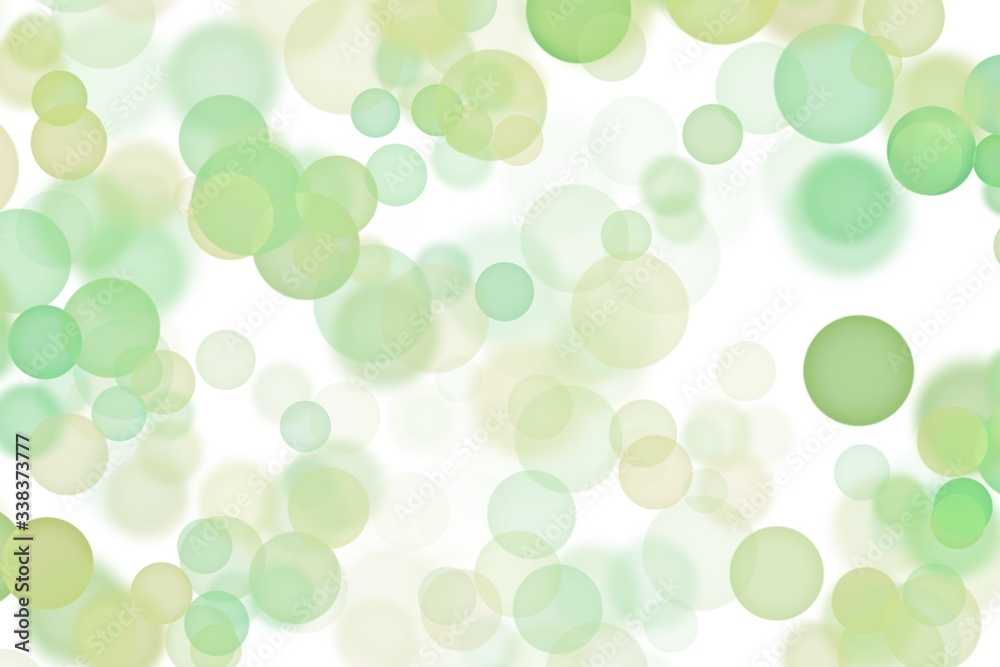 Colorful green bokeh bubble illustration pattern texture. Perfect for artwork background Colorful green bokeh bubble illustration pattern texture. Perfect for artwork background