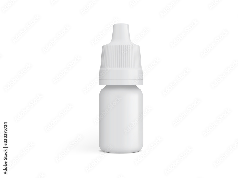white plastic packaging isolated on a white background mock up white plastic packaging isolated on a white background mock up