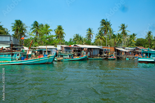 Fishing Village at Phu Quoc  Vietnam  Southeast Asia