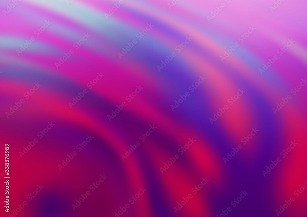 Fototapeta premium Light Purple vector blurred background. A vague abstract illustration with gradient. A completely new template for your design.