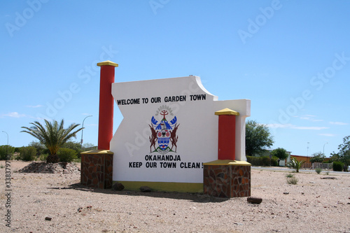 Okahandja town in Namibia photo