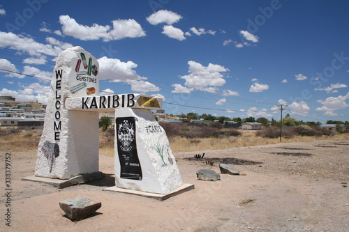 Karibib Town in Namibia photo