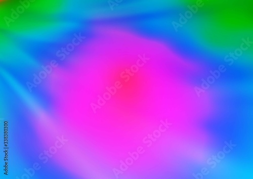 Light Multicolor, Rainbow vector blurred shine abstract background. Colorful illustration in blurry style with gradient. A completely new design for your business.
