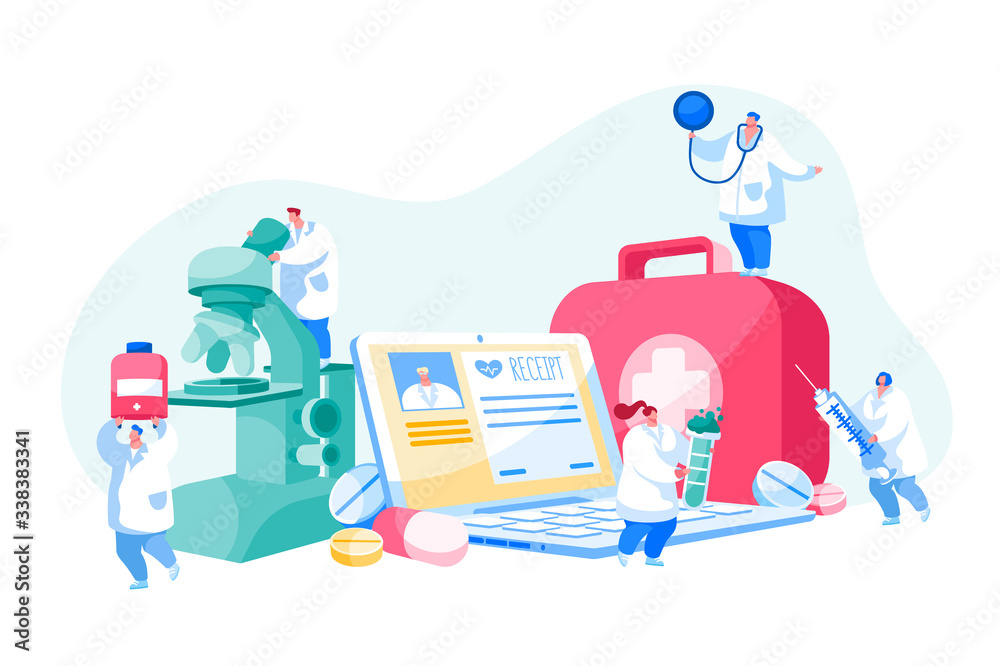 Fotografie Distant Online Medicine Consultation, Smart Medical Technologies