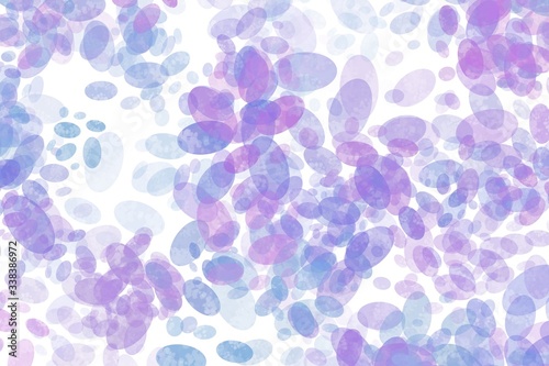 Colorful purple egg shape illustration background texture © Andrea