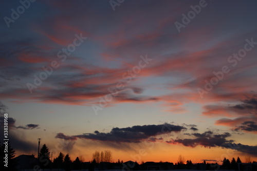 Sunset In The Sky  Edmonton  Alberta