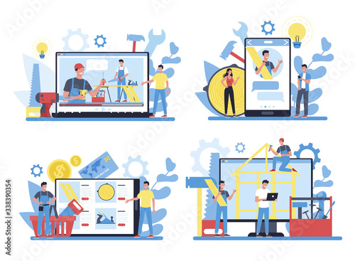 Woodworker or carpenter online service or platform on differernt