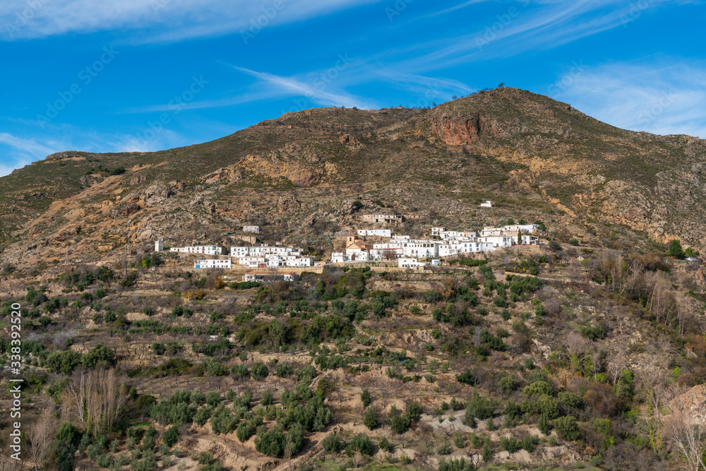 Timar: small mountain town in the Alpujarra (Spain)