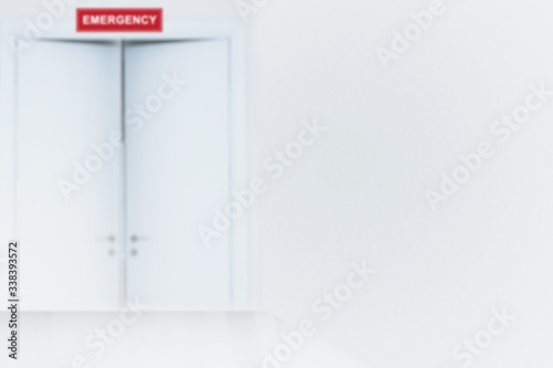 Doorway of Emergency room