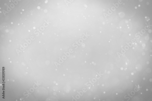 White bokeh background.Abstract blur background. White bubbles.