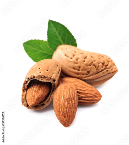 Almonds nuts.