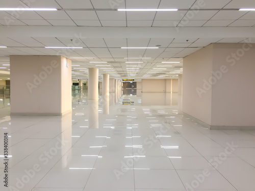 empty corridor in a hotel