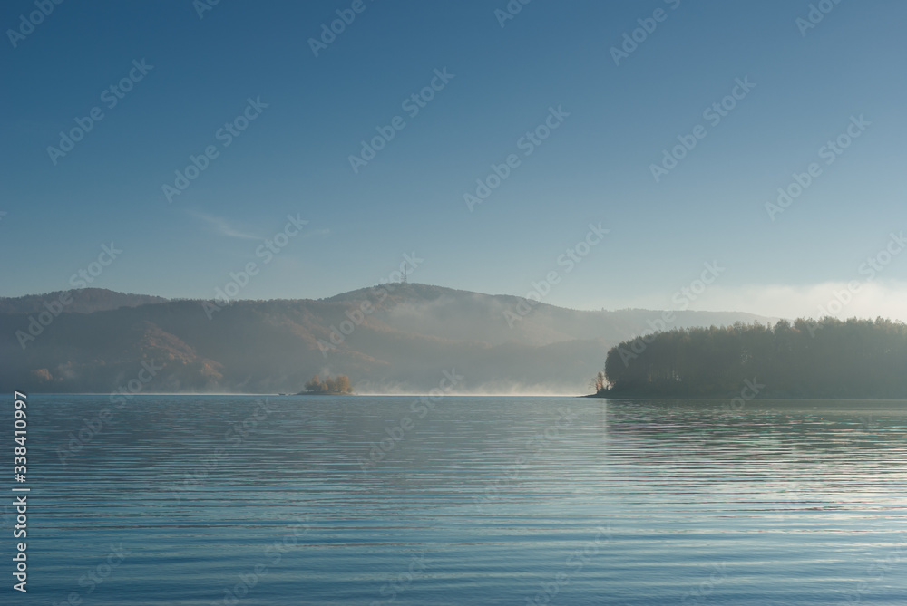 A clear day at the Solina Lake