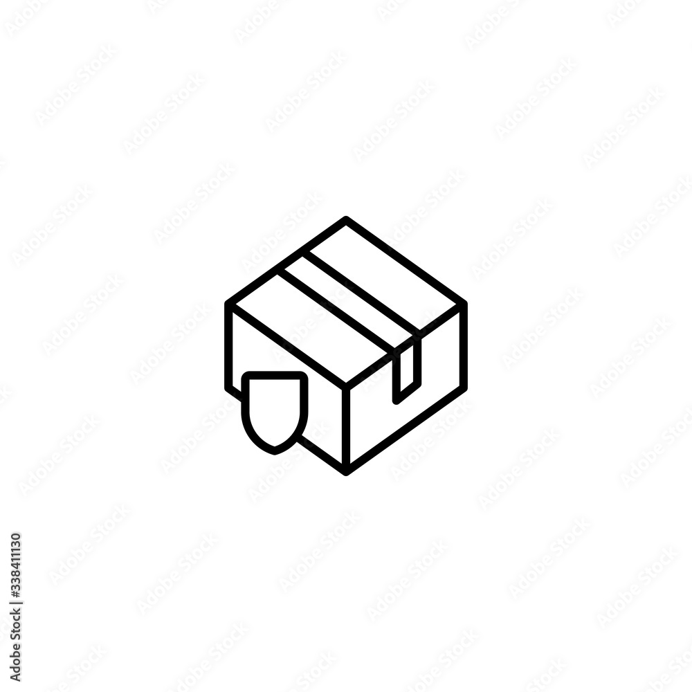 package protection icon vector illustration package protection icon vector illustration