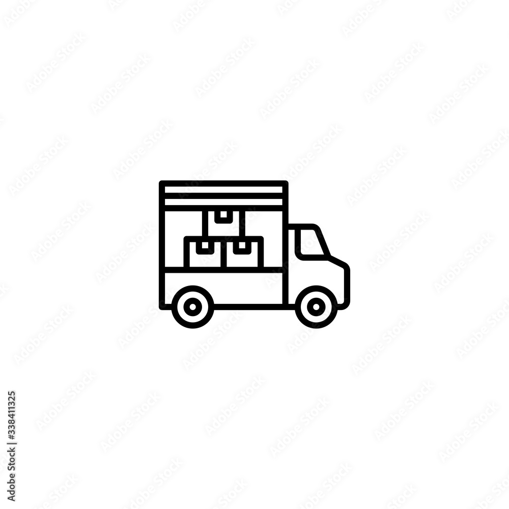 shipping delivery icon vector illustration