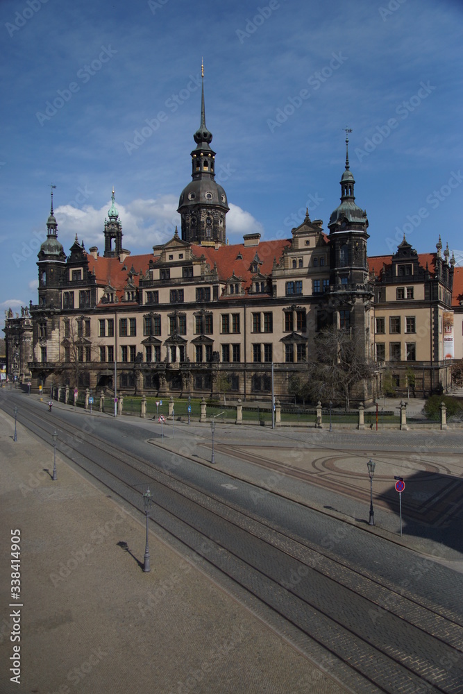 Obraz premium Dresden in Zeiten der Coronakrise