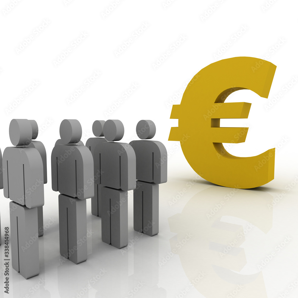 Abstract currency illustration, original 3d rendering Abstract currency illustration, original 3d rendering