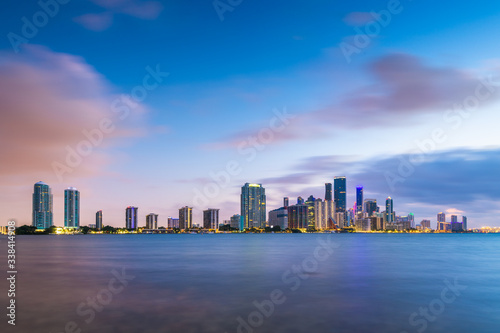 Miami, Florida, USA Downtown Skyline on the Bay © SeanPavonePhoto