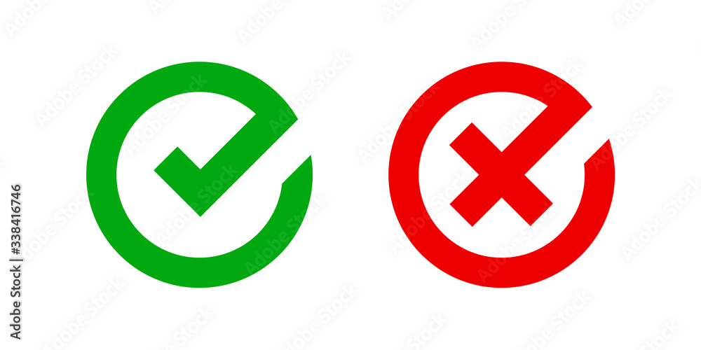 checkmark and x or confirm and deny circle icon button flat for apps and websites symbol, icon checkmark choice, checkbox button for choose, circle answer box for checklist, approval check sign button checkmark and x or confirm and deny circle icon button flat for apps and websites symbol, icon checkmark choice, checkbox button for choose, circle answer box for checklist, approval check sign button